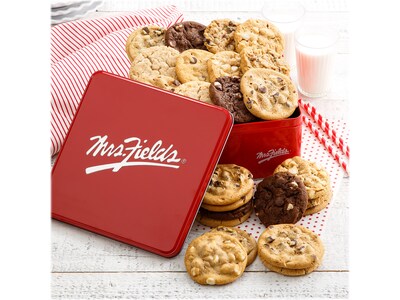Mrs. Fields Cookie Classic Tin, Assorted Flavors (ST17EV10023)