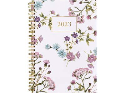 2023 Cambridge Summer Garden 5.5 x 8.5 Weekly & Monthly Planner, Multicolor (1638-200-23)