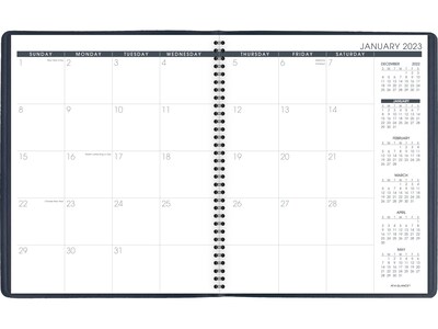 2023 AT-A-GLANCE Fashion 9 x 11 Monthly Planner, Navy (70-260-20-23)