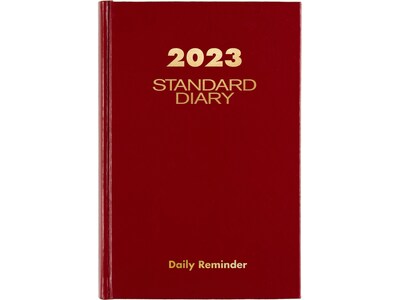 2023 AT-A-GLANCE 5.5 x 8 Daily Standard Diary, Red (SD387-13-23)