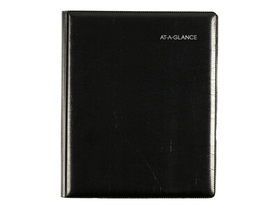 2023 AT-A-GLANCE DayMinder Executive 7 x 8.75 Weekly & Monthly Planner, Black (G545-00-23)