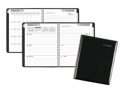 2023 AT-A-GLANCE DayMinder Executive 7 x 8.75 Weekly & Monthly Planner, Black (G545-00-23)