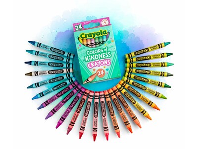 Crayola Assorted Colors of Kindness Crayons -- 24 per pack