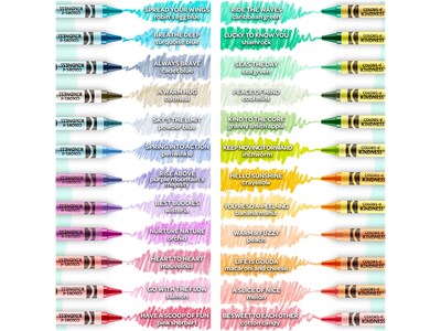 Crayola Colors of Kindness Crayons, Assorted Colors, 24/Box (52-0130)