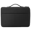 HP Envy Fabric/Leather Laptop Sleeve for 15.6 Laptops, Black (7XG60AA#ABL)