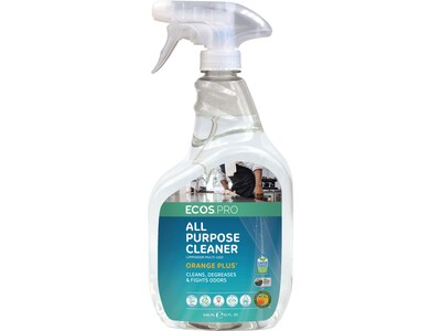 ECOS PRO Orange Plus All-Purpose Cleaner and Degreaser, Citrus Scent, 32 Fl. Oz. (PL9706/6)