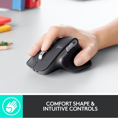 Logitech MX Keys Combo For Business Wireless Keyboard and Laser Mouse, Graphite (920-009292)