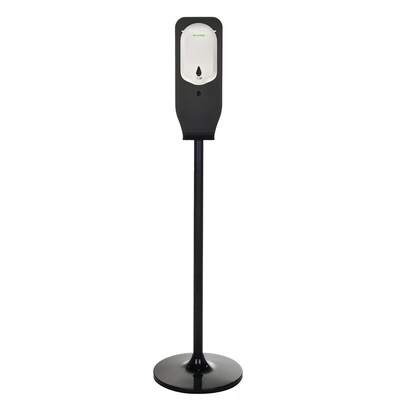 Alpine Industries Automatic Gel Hand Sanitizer Dispenser and Liquid Soap Dispensing with Floor Stand