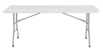 NPS® Heavy Duty Folding Table, 30 x 72, Speckled Gray (4 Pack)  (BT30724)