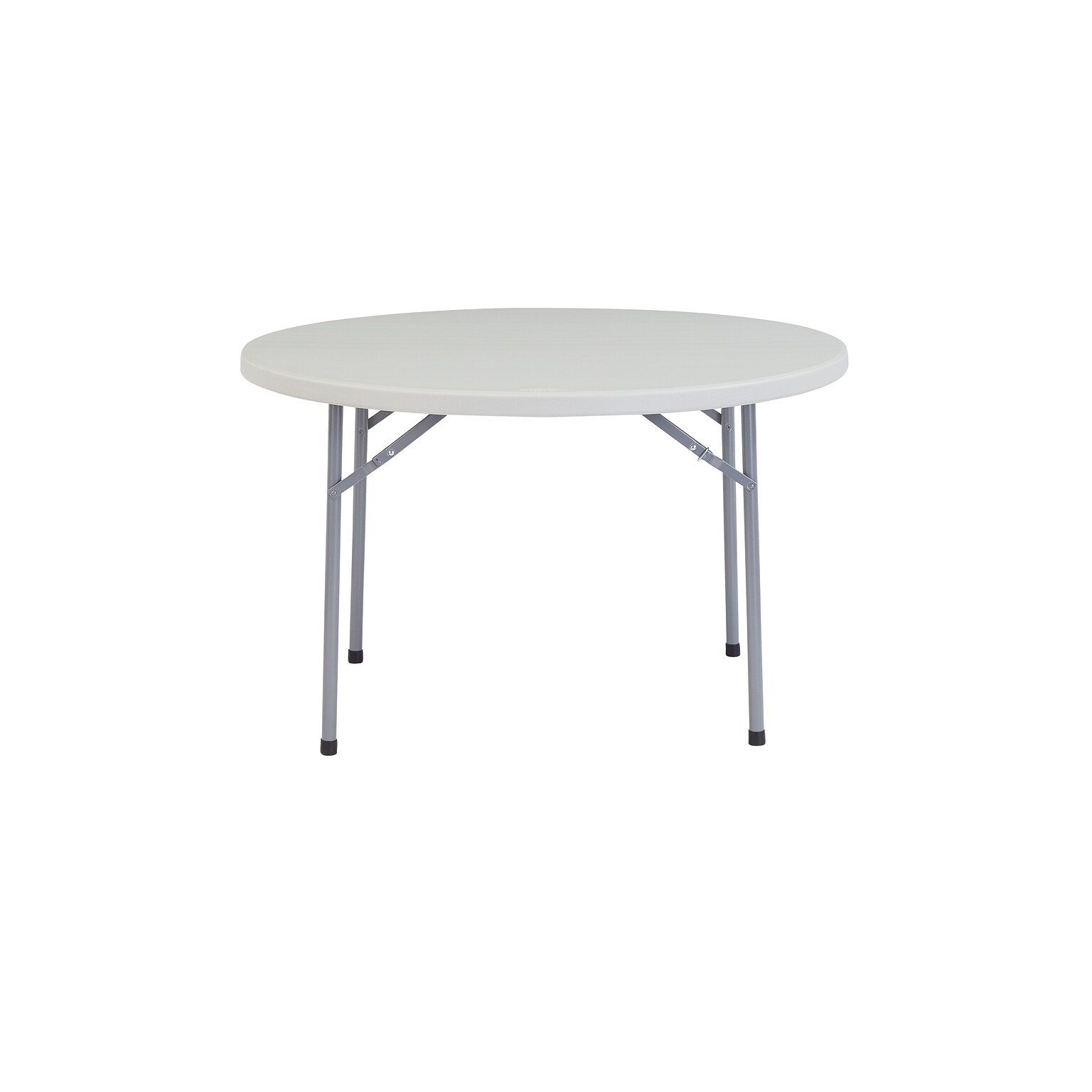 NPS 48 Dia. Folding Table, White (BT48R1)