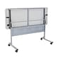 NPS® Flip-N-Store Training Table, 24 x 60, Speckled Gray (10 Pack) (BPFT246010)