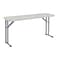 National Public Seating 60 x 18 Folding Table, Gray (BT18601)