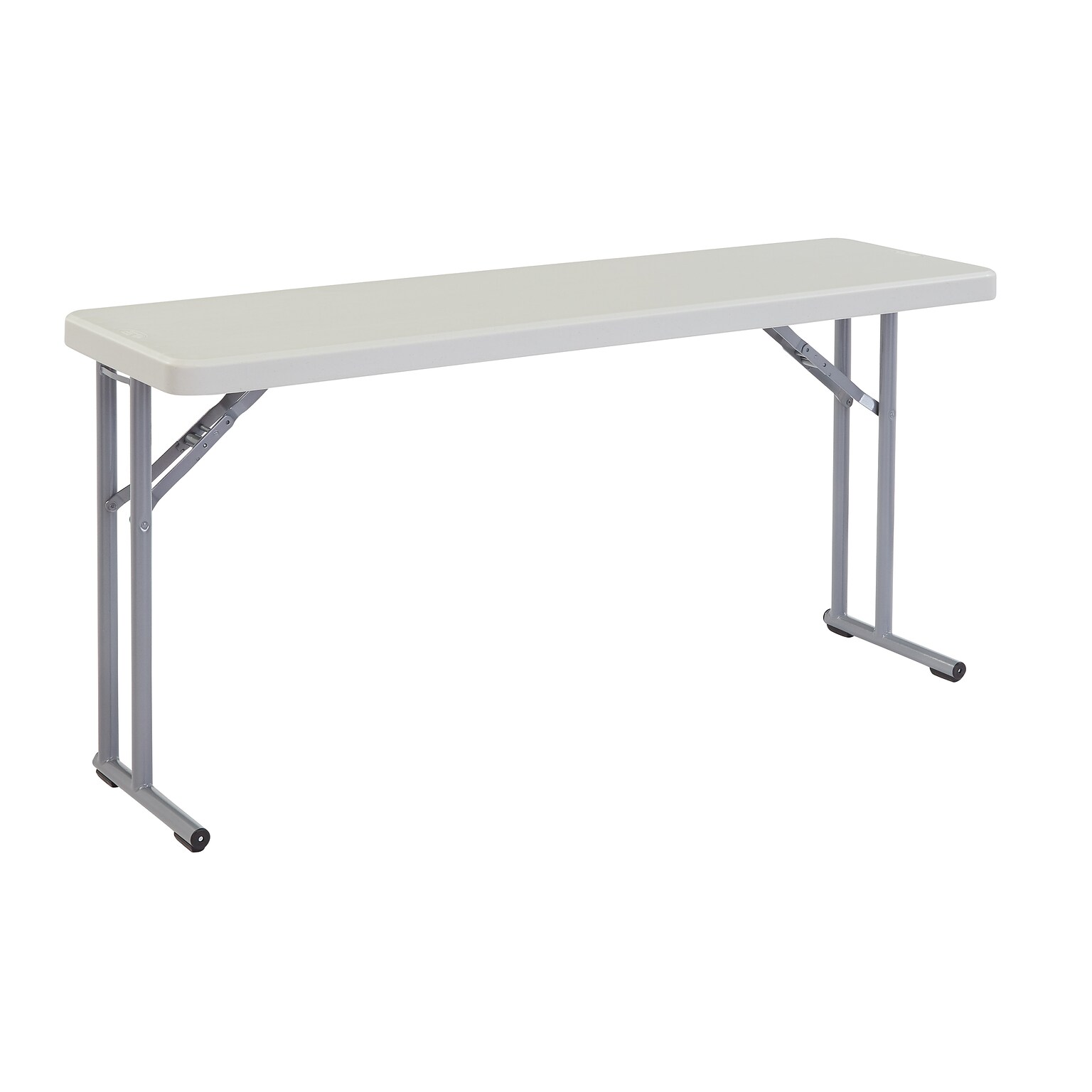 National Public Seating 60 x 18 Folding Table, Gray (BT18601)