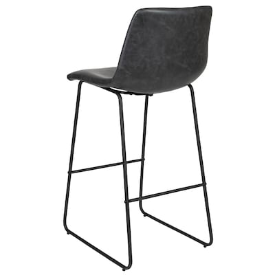 Flash Furniture LeatherSoft Barstool, Gray, 2-Pieces (2ETER1834530GY)