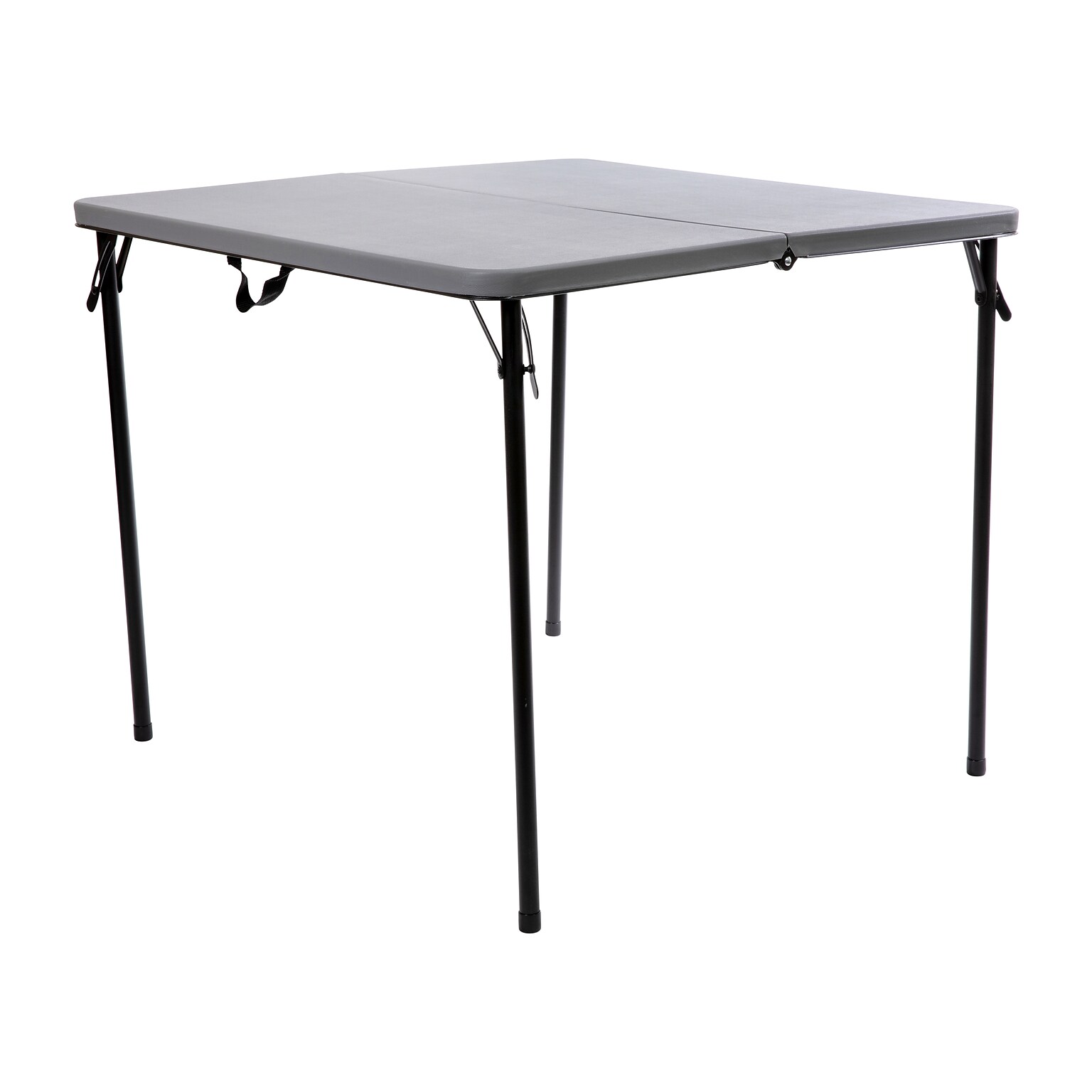 Flash Furniture Dunham Folding Table, 34 x 34, Gray (DADLF86GY)
