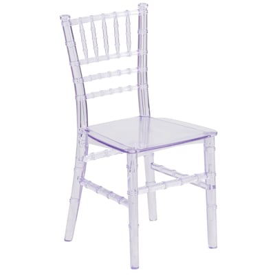 Flash Furniture Resin Kids Chiavari Chair, Clear (LEL7KCL)