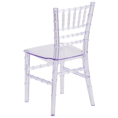 Flash Furniture Resin Kids Chiavari Chair, Clear (LEL7KCL)