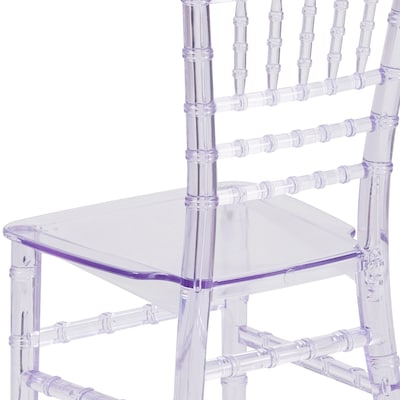 Flash Furniture Resin Kids Chiavari Chair, Clear (LEL7KCL)
