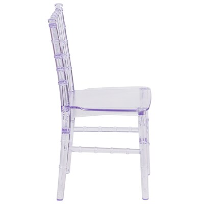 Flash Furniture Resin Kids Chiavari Chair, Clear (LEL7KCL)
