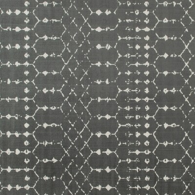 Flash Furniture Beth Collection Polyester 121" x 96" Rectangular Machine Made Rug, Dark Gray/Ivory (