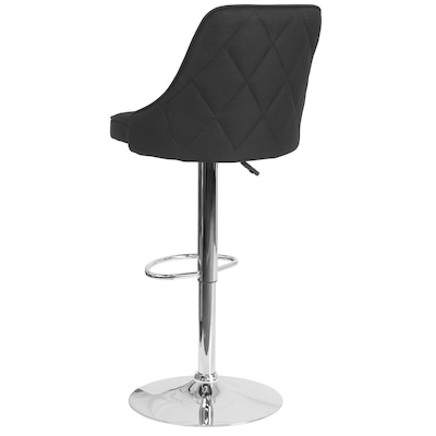 Flash Furniture Trieste Contemporary Fabric Barstool, Black (DS8121ABLKF)