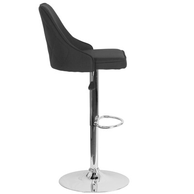 Flash Furniture Trieste Contemporary Fabric Barstool, Black (DS8121ABLKF)