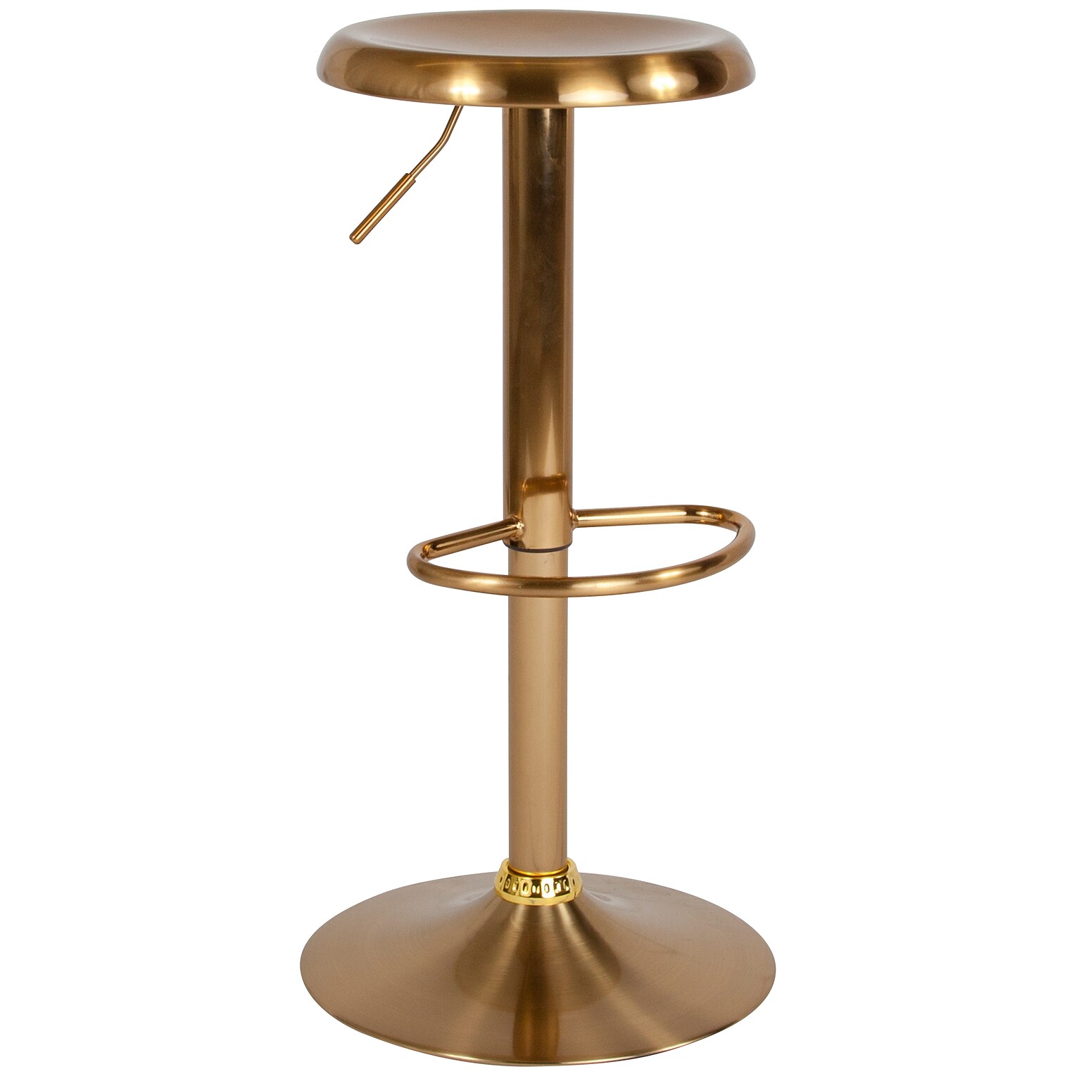 Flash Furniture Madrid Series Retro Barstool, Gold (CH181220GD)
