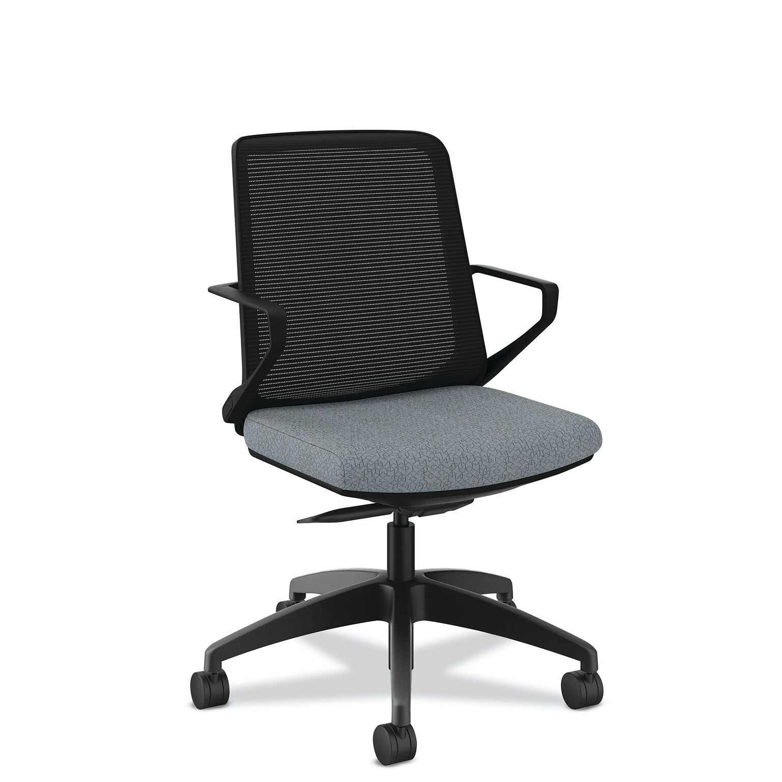 HON Cliq Polyester Swivel Task Chair, Black/Apex Basalt (HONCLQIMAPX25T)