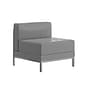 Flash Furniture Hercules Imagination Series Leathersoft Middle Chair, Gray (ZBIMAGMIDDLEGY)