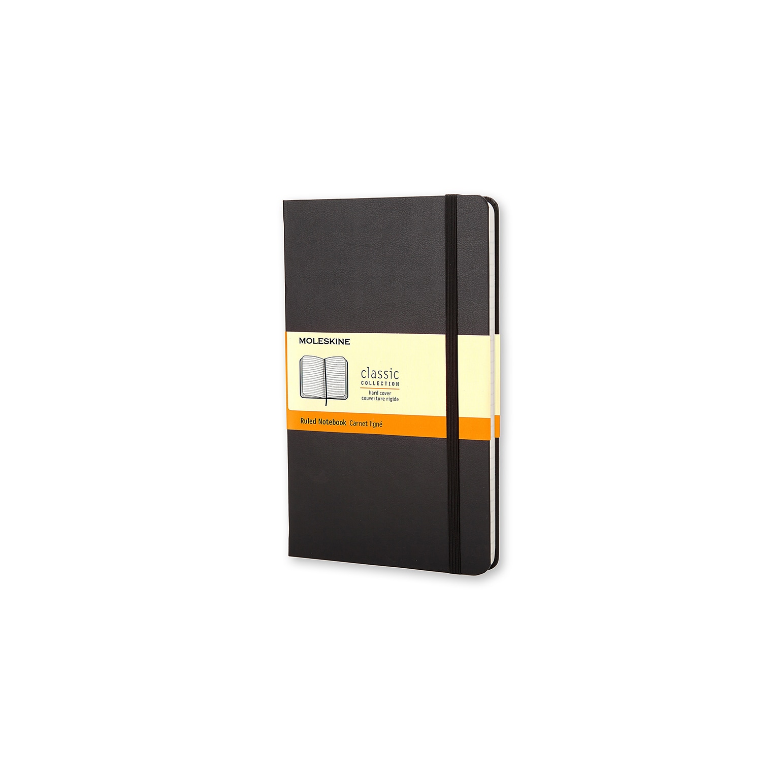 Moleskine Professional Notebooks, 3.5 x 5.5, Narrow Ruled, 96 Sheets, Black (701009)