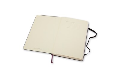 Moleskine Pocket 1-Subject Professional Notebook, 3.5" x 5.5", Unruled, 96 Sheets, Black (QP012F)