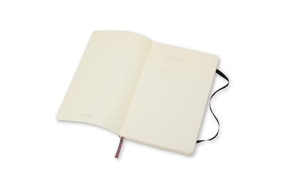 Moleskine Classic Notebook, Soft Cover, Large, 5" x 8.25", College Ruled, 96 Sheets, Black (707162)