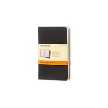 Moleskine Cahier Journal, Set of 3, Soft Cover, Pocket, 3.5 x 5.5, Ruled, Black (704895)