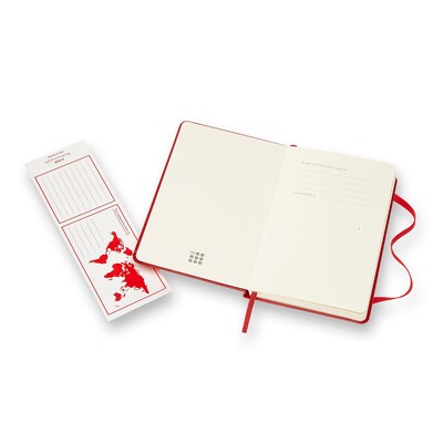 Moleskine Pocket 1-Subject Professional Notebooks, 3.5" x 5.5", Narrow Ruled, 96 Sheets, Red (930000)