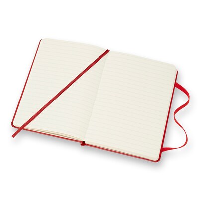 Moleskine Pocket 1-Subject Professional Notebooks, 3.5" x 5.5", Narrow Ruled, 96 Sheets, Red (930000)