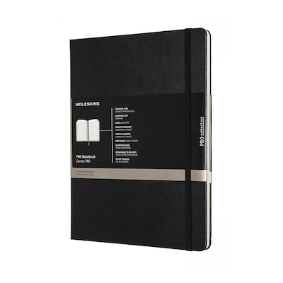 Moleskine Folio Professional Notebooks, 7.5 x 9.75, College Ruled, 96 Sheets, Black (620800)