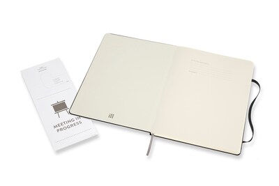 Moleskine Folio Professional Notebooks, 7.5" x 9.75", College Ruled, 96 Sheets, Black (620800)