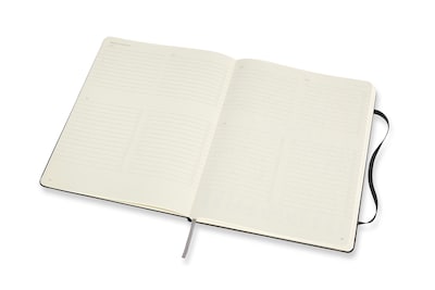 Moleskine Folio Professional Notebooks, 7.5" x 9.75", College Ruled, 96 Sheets, Black (620800)