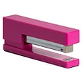 JAM Paper Modern Desktop Stapler, 10 Sheet Capacity, Pink (337PIZ)