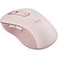 Logitech Signature M650 Wireless Optical Mouse, Rose (910-006251)