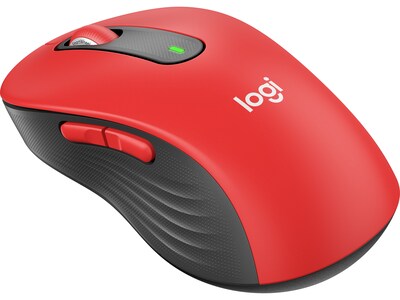 Logitech Signature M650 Wireless Optical Mouse, Classic Red (910-006358)