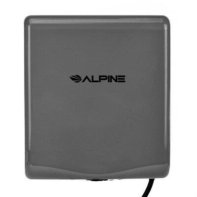 Alpine Industries Willow Commercial High Speed Automatic Electric Hand Dryer, Gray, (405-10-GRY)