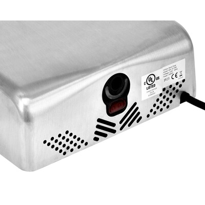Alpine Industries Willow Commercial High Speed Automatic Electric Hand Dryer, Stainless Steel, (405-10-SSB)