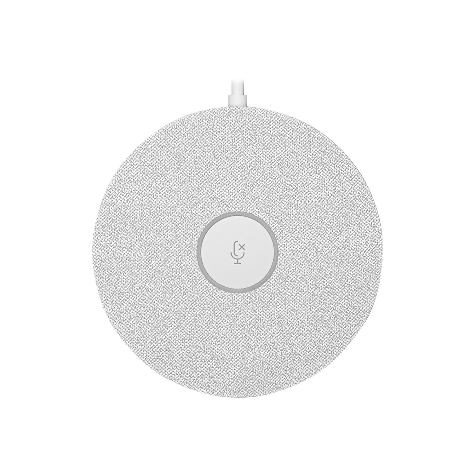 Logitech Rally Mic Pod Active Noise Canceling Microphone, White (952-000038)