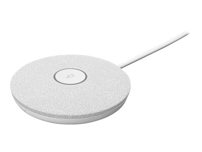 Logitech Rally Mic Pod Active Noise Canceling Microphone, White (952-000038)