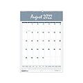 2022-2023 House of Doolittle Recycled Bar Harbor 31.25 x 22 Academic Monthly Wall Calendar, White/Blue (354-23)