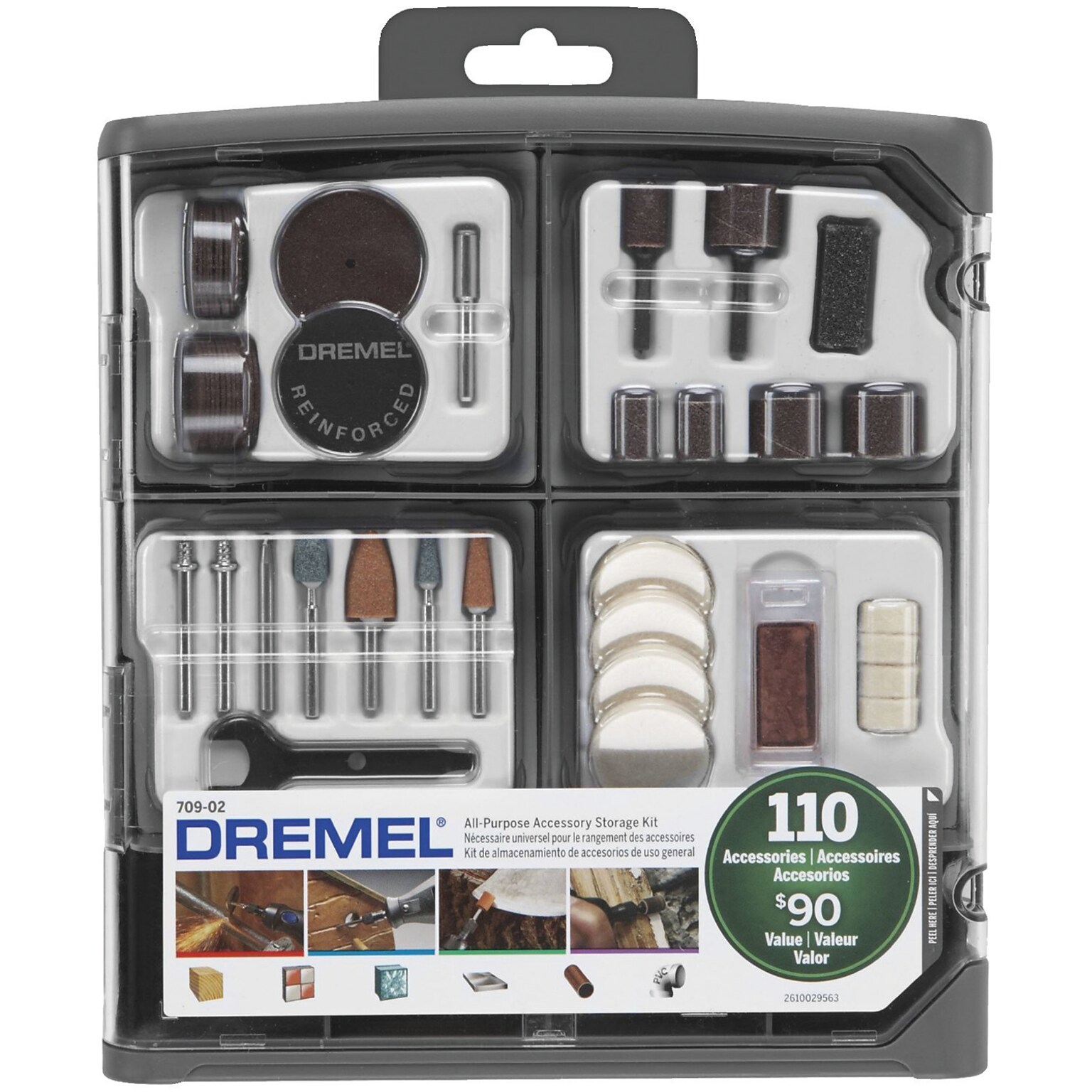 110-Piece All-Purpose Accessory Storage Kit (709-02)