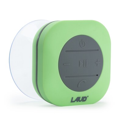 Portable Bluetooth Shower Speaker- IPX4 Waterproof, Built In Mic - Green