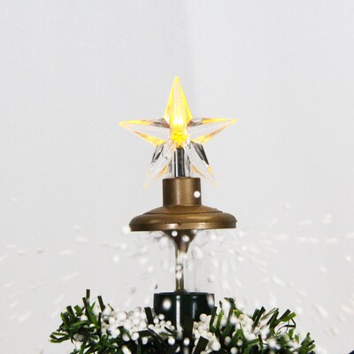 Fraser Hill Farm Let It Snow Series 29" Musical Christmas Tree with Star Topper and Base, Green (FSTR029A-GN)
