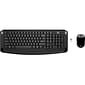 HP 300 Wireless Keyboard and Mouse Combo, Black (3ML04AA#ABL)